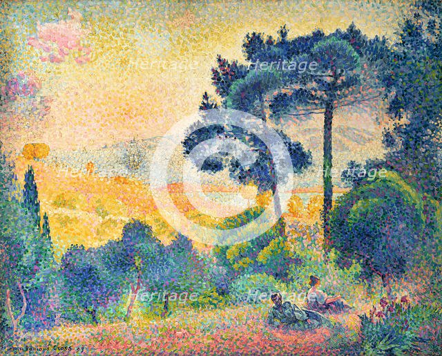 Landscape of Provence, 1898. Creator: Cross, Henri Edmond (1856-1910).