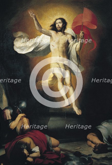 The Resurrection. Artist: Murillo, Bartolomé Estebàn (1617-1682)