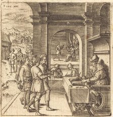 The Dishonest Steward, probably c. 1576/1580. Creator: Leonard Gaultier.