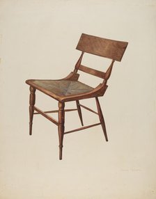 Chair (Samuel Chase), 1935/1942. Creator: James Fisher.