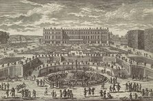 Veue du chasteau de Versailles (View of Versailles, garden facade), 1680s. Creator: Adam Perelle.