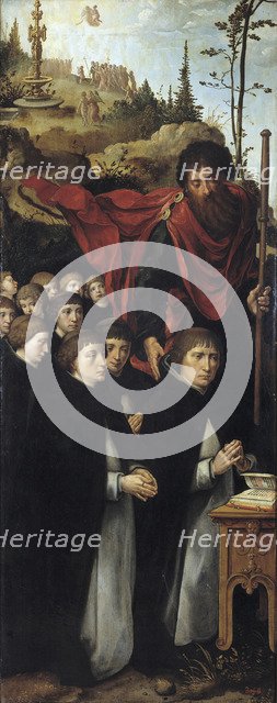 The Apostle Saint James the Great with Preachers (Right panel of The Last Judgment triptych). Artist: Coecke van Aelst, Pieter, the Elder (1502-1550)