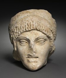 Head of a Young Woman, 25-1 BC. Creator: Unknown.