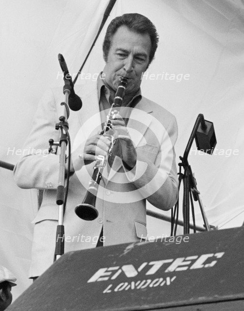 Buddy De Franco, Capital Jazz Festival, Knebworth, 1981. Artist: Brian O'Connor.