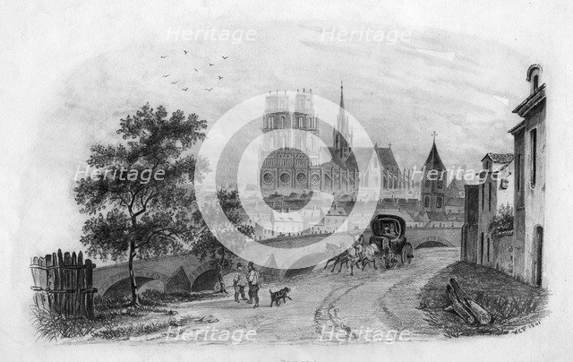 Orleans, France, 1841. Artist: WCF
