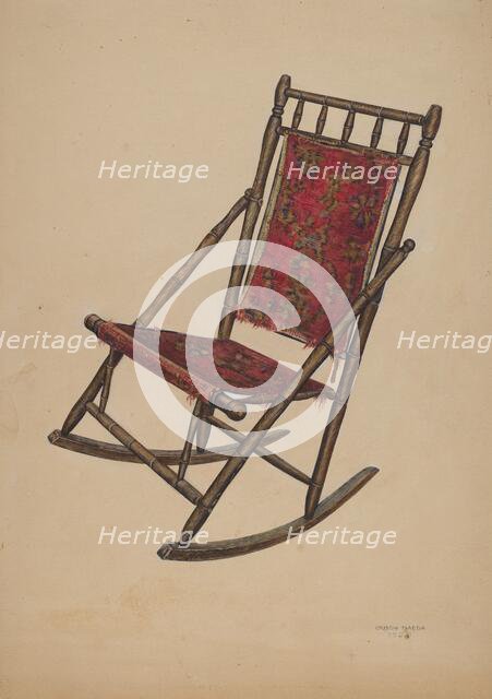 Rocking chair, 1939. Creator: Orison Daeda.