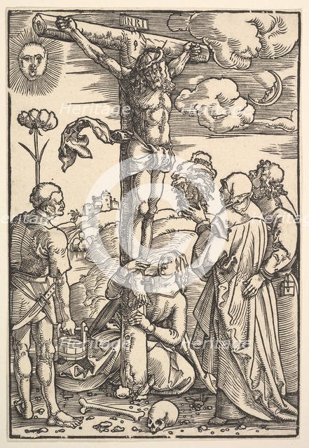 Christ on the Cross with the Virgin and Saints Longinus, Mary Magdalen and John, 1505. Creator: Hans Baldung.