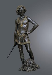 David Victorious over Goliath, ca 1470. Creator: Verrocchio, Andrea del (1437-1488).