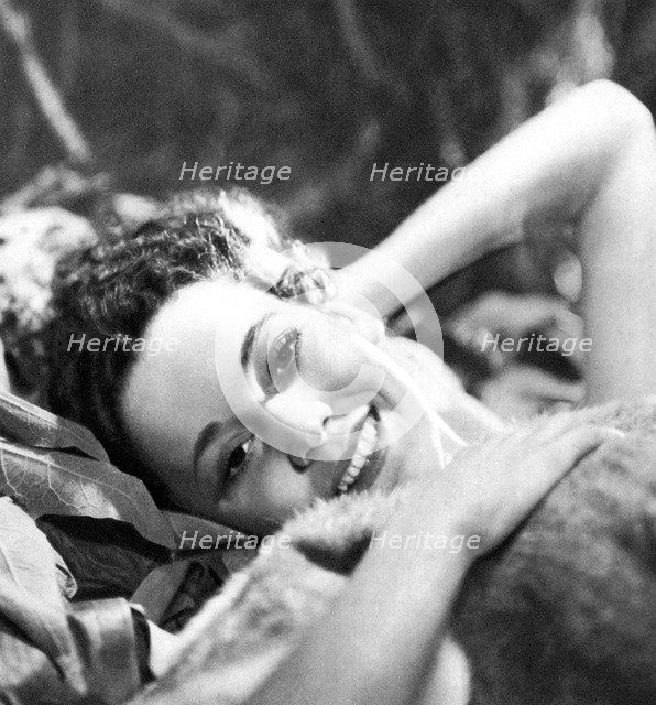 Maureen O'Sullivan, Irish born American actress, 1934-1935. Artist: Unknown