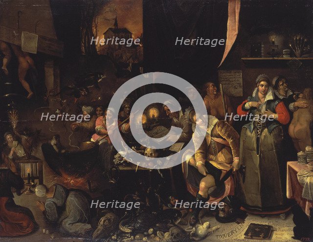 The Witches' Kitchen, 1606. Artist: Francken, Frans, the Younger (1581-1642)