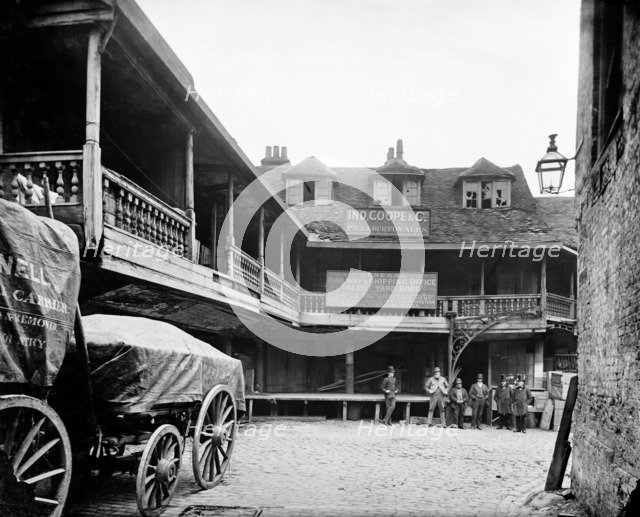 Tabard or Talbot Inn, Talbot Yard, Southwark, London, c1870-c1873. Artist: York & Son.