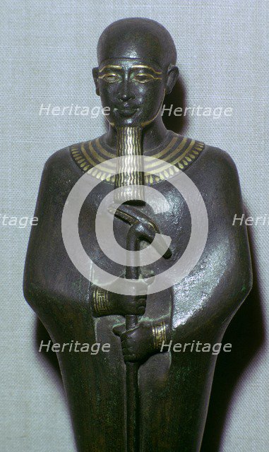Egyptian statuette of Ptah. Artist: Unknown
