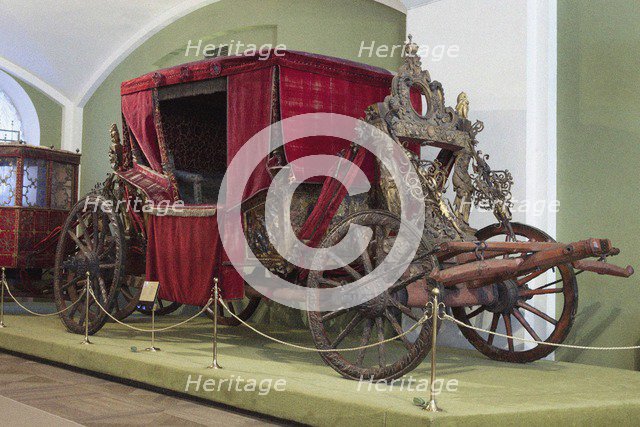 The Coach of Tsar Boris Godunov, the gift from Queen Elisabeth I.