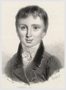 Franz Liszt at the Age of 11, c. 1822. Creator: Le Villain, François (active 1820s-1830s).