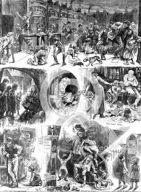 A Day in Town, 1883. Creator: Unknown.