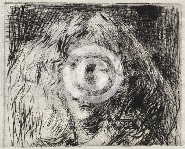 Joanna Hefferman, "La Belle Irlandaise", 1866. Creator: James McNeill Whistler (American, 1834-1903).