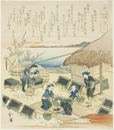 Hamagawa, from the series "A Record of a Journey to Enoshima (Enoshima kiko)", 1833. Creator: Totoya Hokkei.
