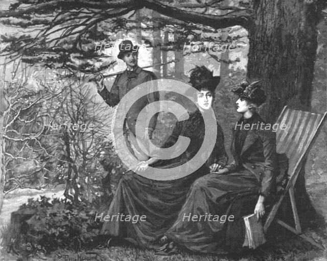 ' Madame Leroux'; By Francis Eleanor Trollope; Mildred was usually to be foundestablished under one  Creator: Percy Macquoid.