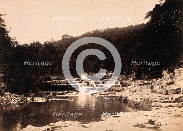 Eshowe, South Africa: waterfalls (The Umlalaas), between 1880 and 1899. Creator: John Wallace Bradley.