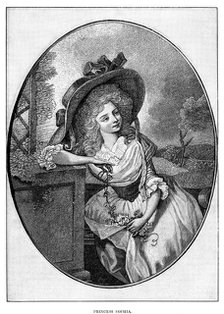 Princess Sophia, fifth daughter of George III, 19th century. Artist: Unknown