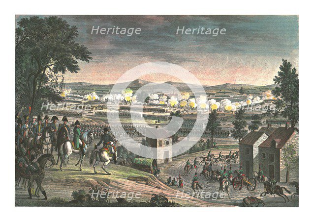 Battle near Lutzen, 2 May 1813, (c1850). Artists: François-Louis Couché, Edme Bovinet.