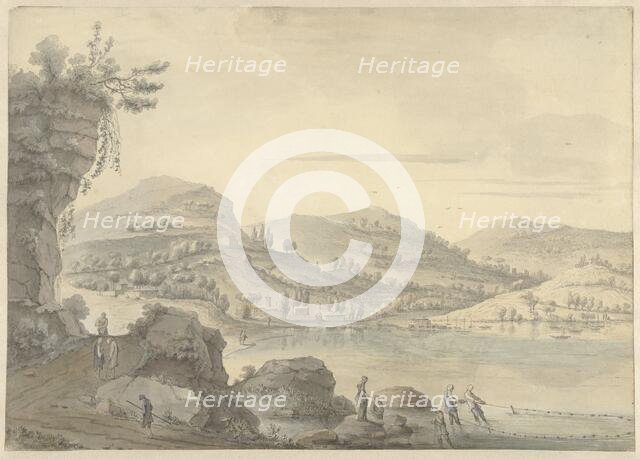 Chinese fantasy landscape, 1779. Creator: Theodorus Wilkens.