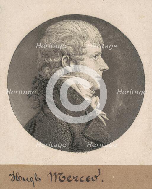 Hugh Tenant Weedon Mercer, 1808. Creator: Charles Balthazar Julien Févret de Saint-Mémin.