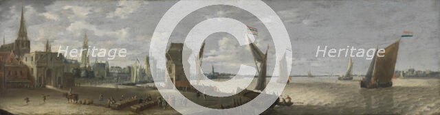 The Antwerp Shipyard, 1650. Creator: Bonaventura Peeters I.