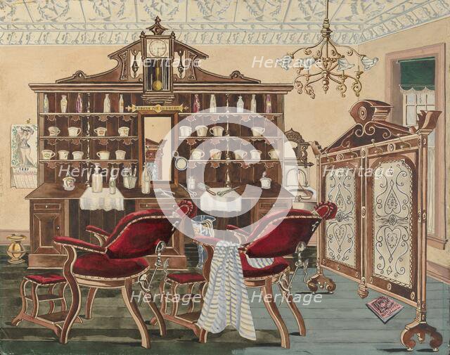 Barber Shop, 1935/1942. Creator: Perkins Harnly.