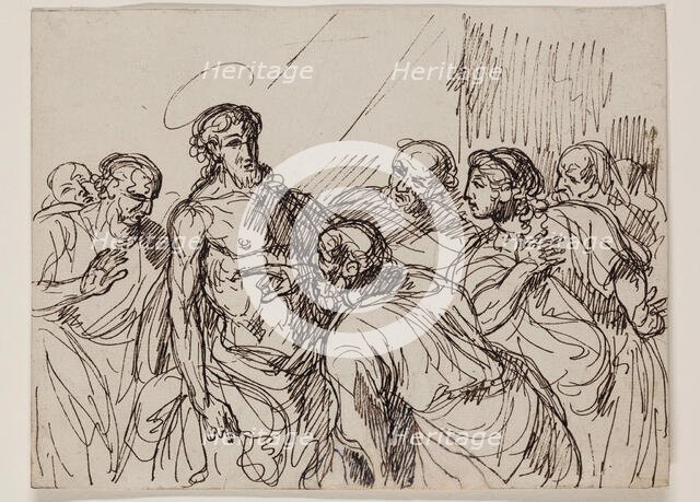 Doubting Thomas, between late 18th and early 19th century. Creator: Francois-Xavier Fabre.