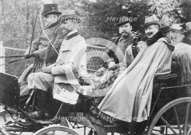 Tsar Nicholas II and Kaiser William II, between c1910 and c1915. Creator: Bain News Service.