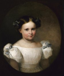 Georgianna Frances Adams, 1835. Creator: Asher Brown Durand.