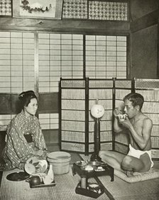 'Summer Negligee at Kumamoto', 1910. Creator: Herbert Ponting.