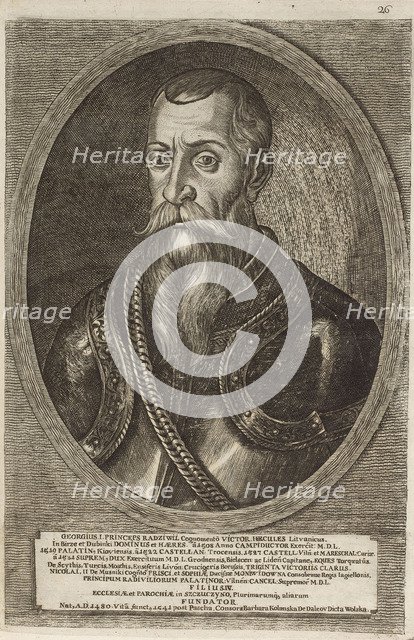 Jerzy (George) Radziwill (1480-1541). From: Icones Familiae Ducalis Radivilianae, 1758.