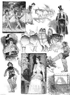 The Drury-Lane Pantomime, "Jack and the Beanstalk", 1890. Creator: R. Taylor.