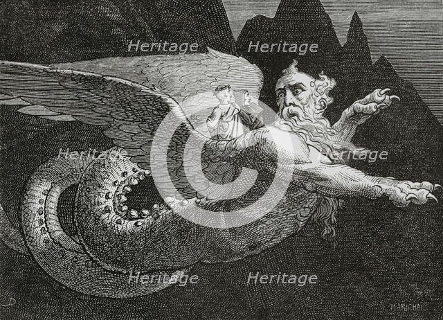 The Divine Comedy (1307-1321): Inferno (Hell), 1888.  Creators: Jean Edouard Dargent, Marichal.