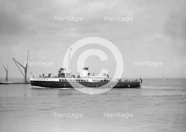 The motor vessel 'Medina' under way, 1932. Creator: Kirk & Sons of Cowes.