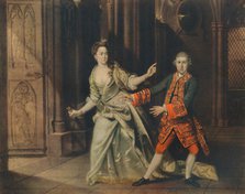 'David Garrick and Mrs. Pritchard as Macbeth and Lady Macbeth', 1768, (1948). Creator: Johan Zoffany.