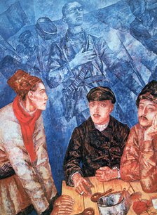'After the Battle', 1923. Artist: Kuz'ma Petrov-Vodkin
