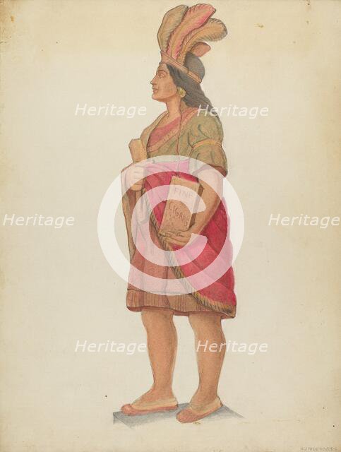 Indian, c. 1940. Creator: A. Zaidenberg.