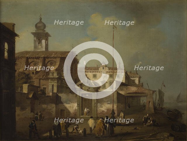 View of an Italian City, 18th century. Creator: Unknown.