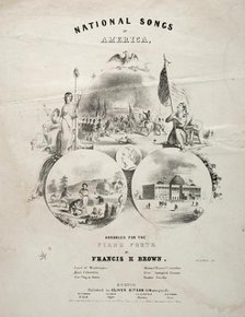 National Songs of America - Sheet Music Cover. Creator: Winslow Homer (American, 1836-1910).