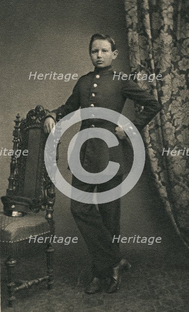 Paul von Hindenburg (1847-1934), as a cadet in Wahlstatt, 1860, (1930s) Artist: Unknown.