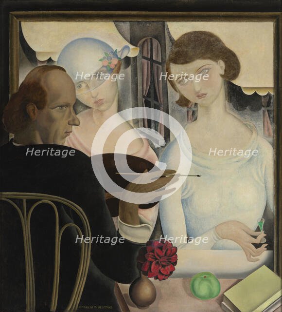 The Liqueur Drinkers, 1922. Creator: Gustave van de Woestijne.