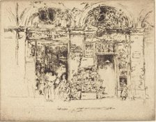 Sunflowers, Rue des Beaux-Arts, 1892/1893. Creator: James Abbott McNeill Whistler.