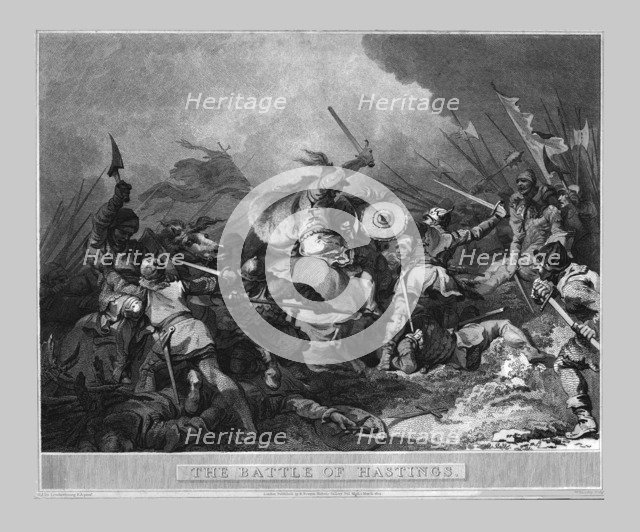 'The Battle of Hastings', (c1804). Creator: William Bromley.