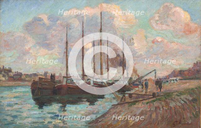 The Quai d'Austerlitz, about 1877. Creator: Armand Guillaumin.