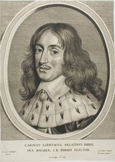 Duke Charles Louis of the Palatinate, n.d. Creator: Cornelis de Visscher.
