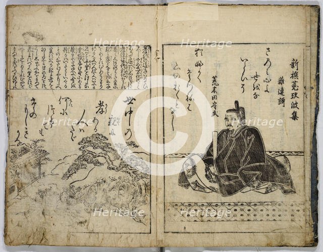 One Hundred Poems of Moritake Illustrated with Comments. Creator: Unknown.