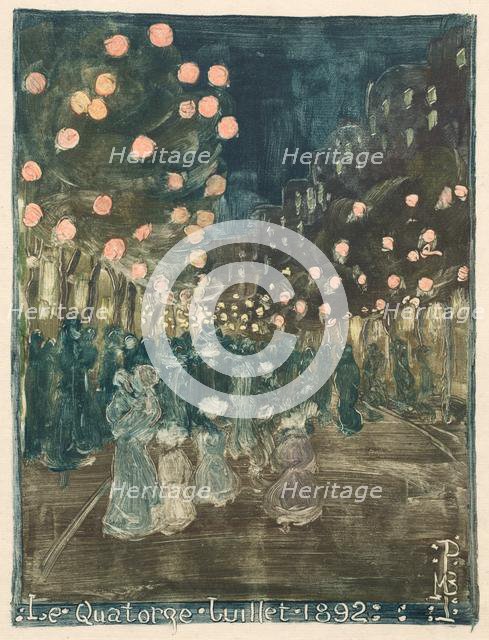Bastille Day, 1892. Creator: Maurice Prendergast (American, 1858-1924).